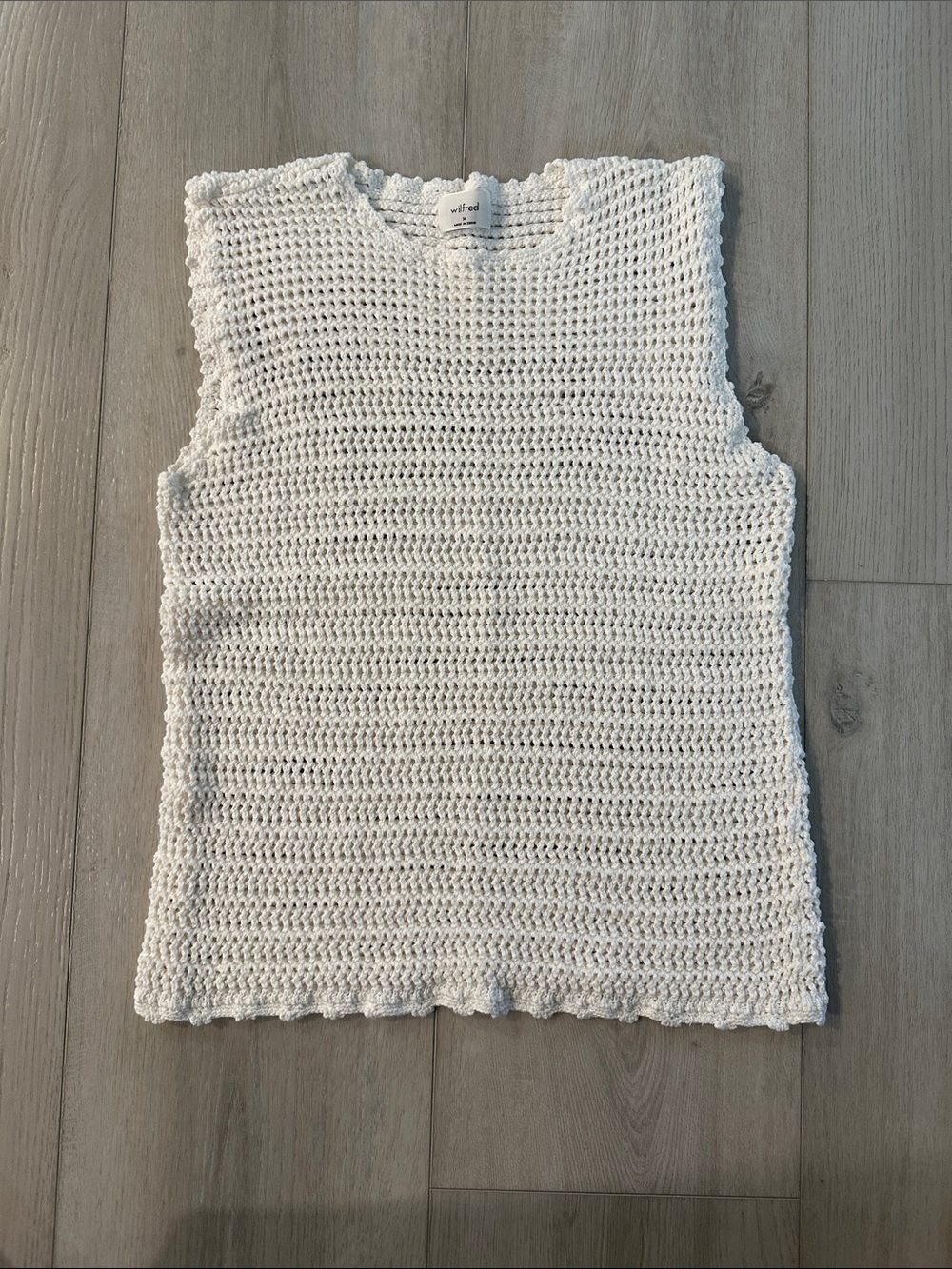 Wilfred Crochet Sleeveless Sweater Vest NWOT